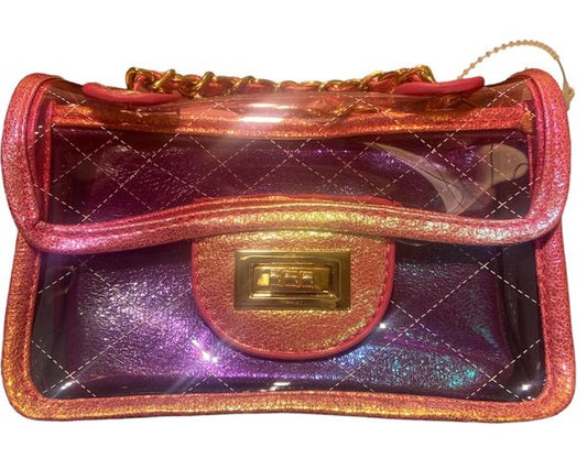 Iridescent Clear Bag