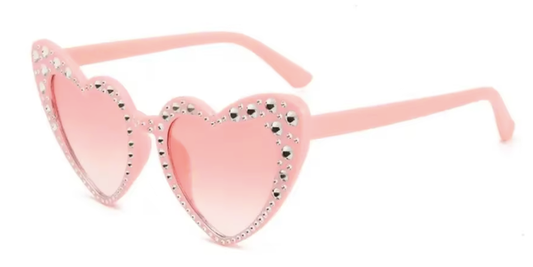 Bling Heart Diva Sunglasses